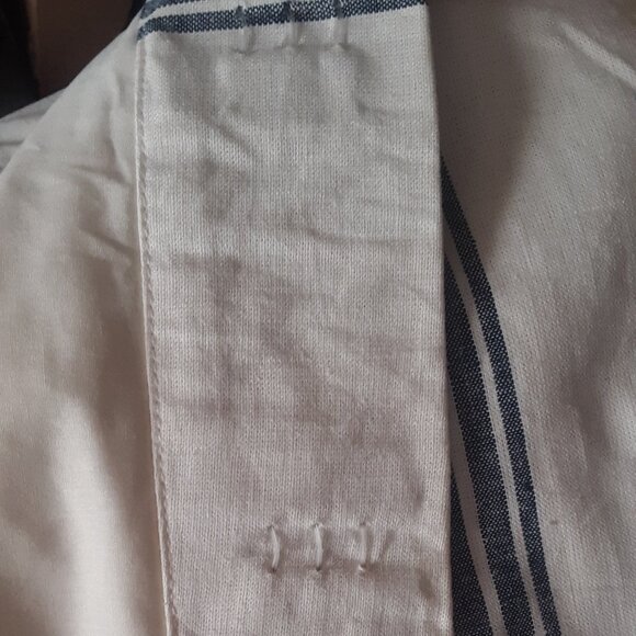 2 Pottery Barn Rivera Navy 50W x 96L Light-filtering Curtains - Picture 7 of 13